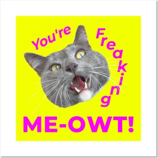 You're Freaking MEOWT! Posters and Art